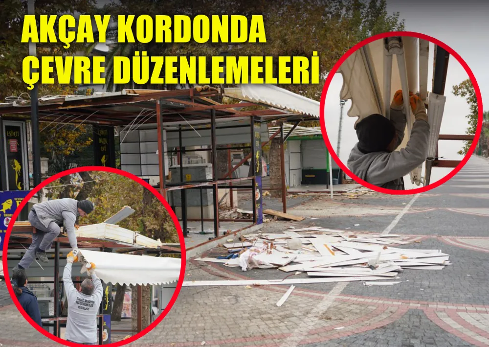 Akçay Kordonda Çevre Düzenlemeleri