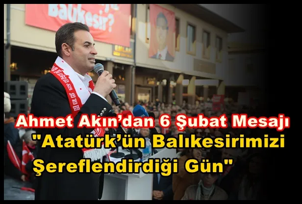 Ahmet Akın’dan 6 Şubat Mesajı: 
