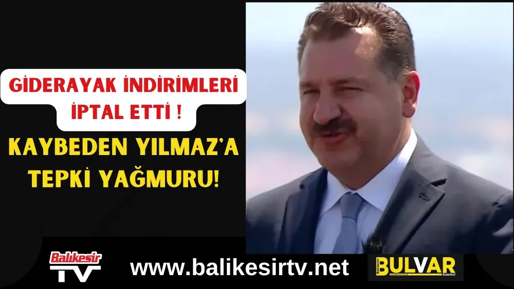 Giderayak İndirimleri İptal Etti! Kaybeden Yılmaz
