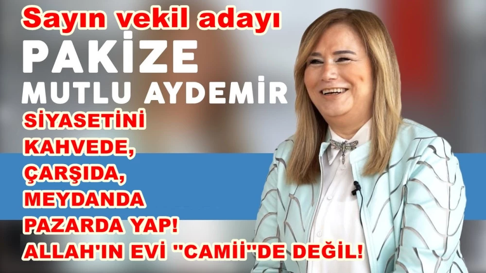 SİYASETİNİ BAŞKA YERDE YAP,CAMİİLERDE DEĞİL!